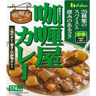 House curry-ya curry medium-hot 1serving(200g) - Click Image to Close